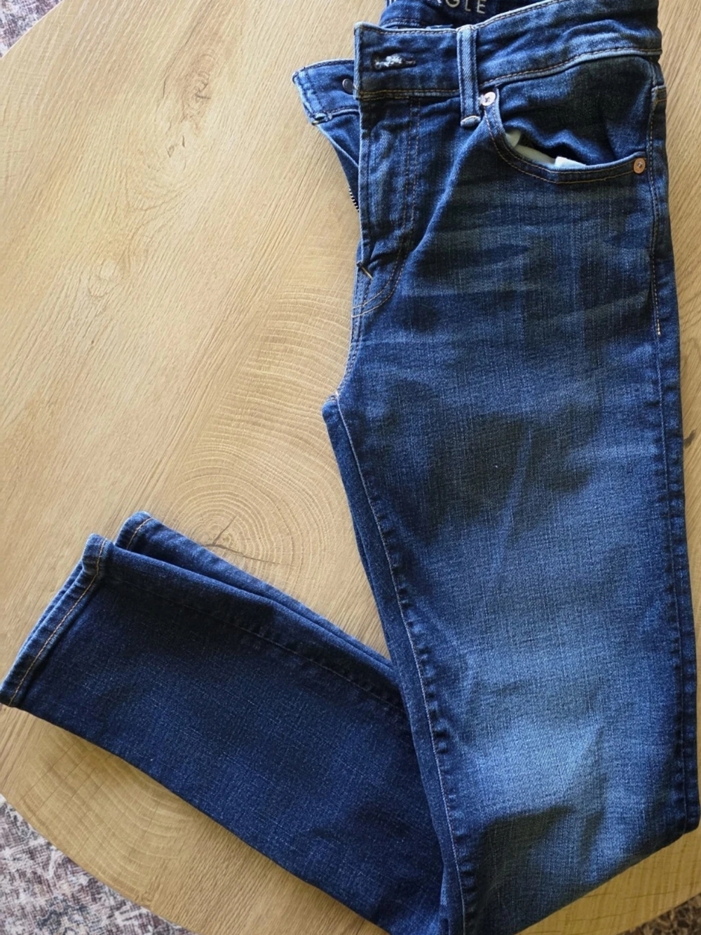Men's Dark Blue Slim Fit Jeans American Eagle Airflex